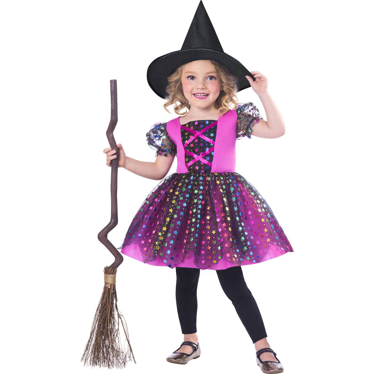 Halloween Costume Kids Witch Size 3-5 Each | Woolworths