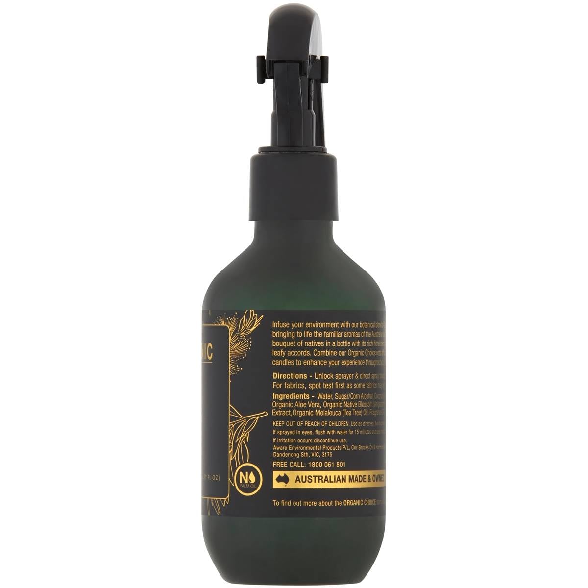 Organic Choice Air Freshener & Linen Spray Melaleuca & Native Blossom