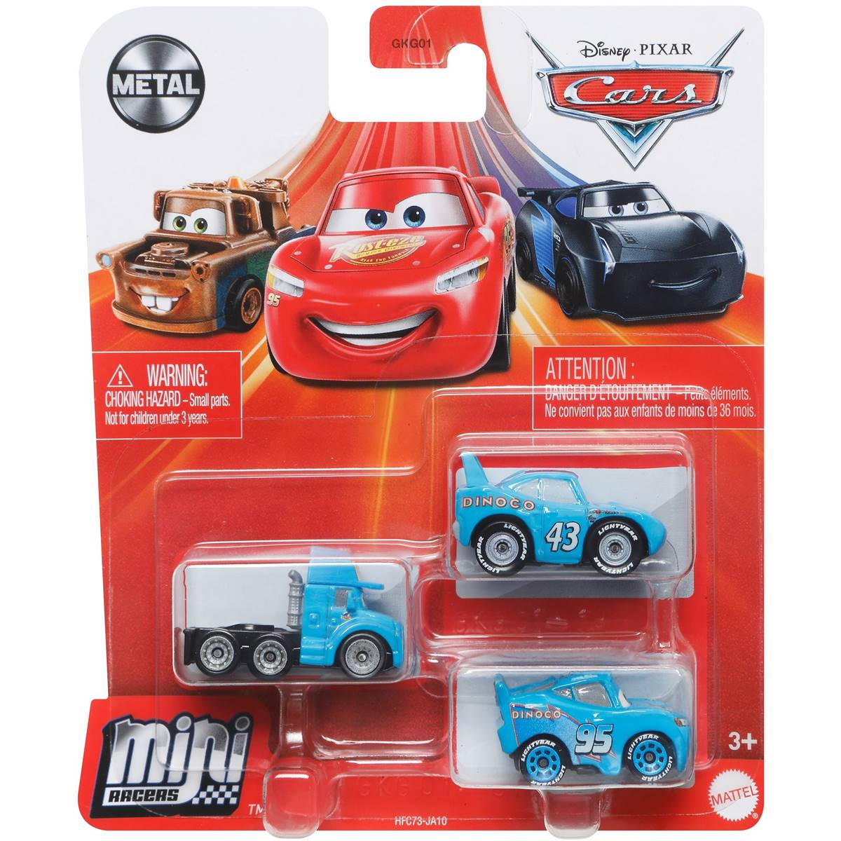 Disney Pixar Cars Mini Racers Assortment 3 Pack | Woolworths