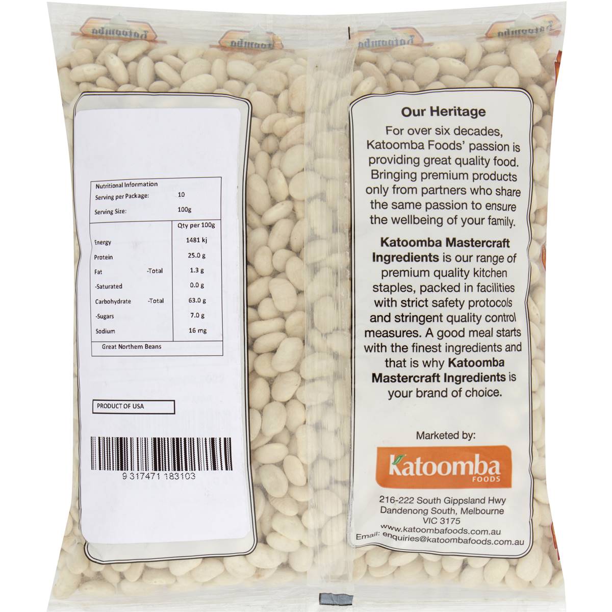 Katoomba Great Northern Beans Dry 1kg Woolworths