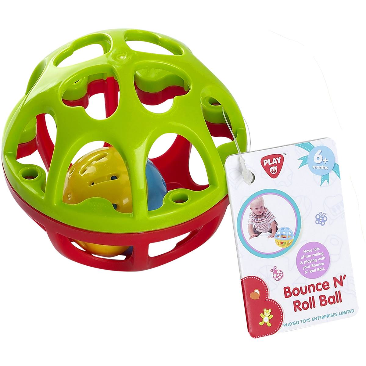 Play Bounce N' Roll Ball Assorted Each Woolworths