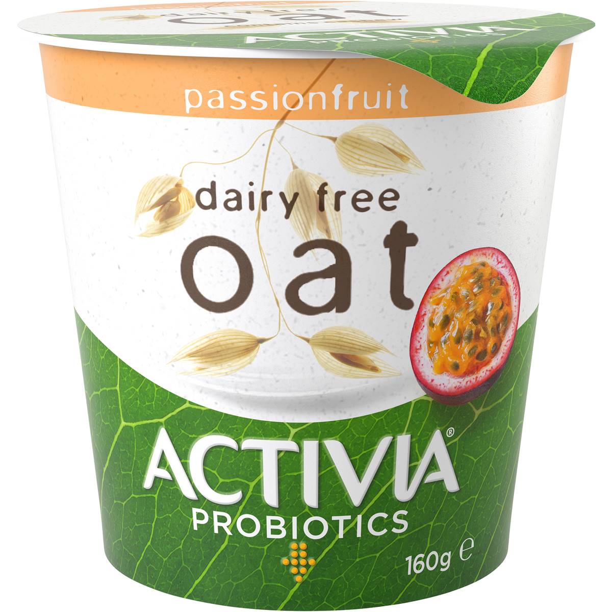 Activia Probiotics Dairy Free Oat Yoghurt Passionfruit 160g Woolworths