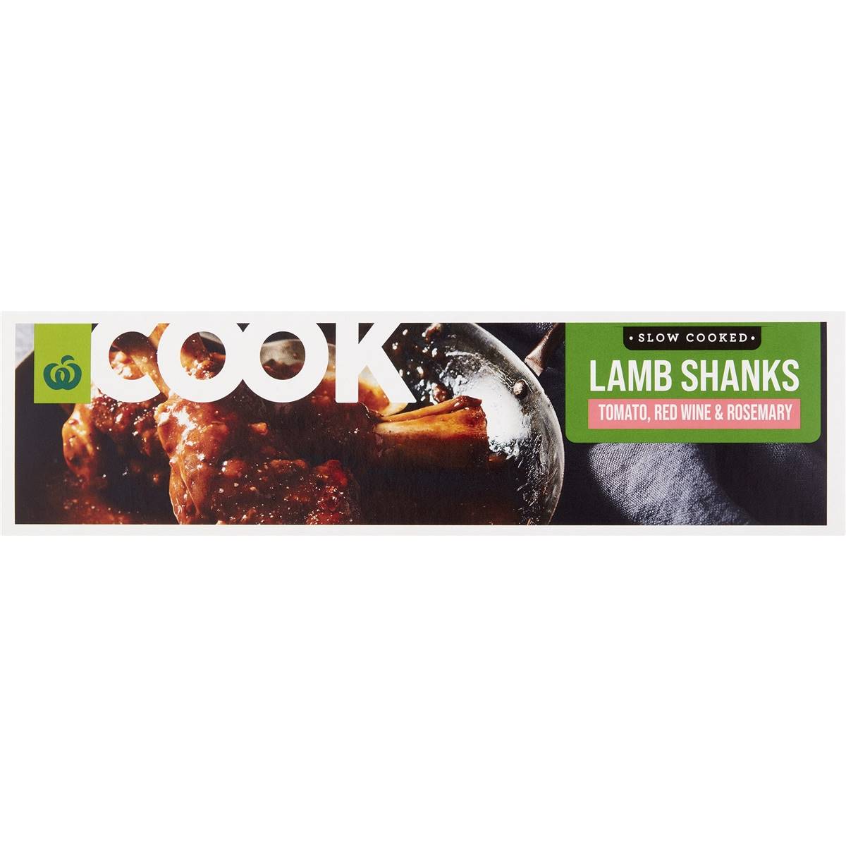 Woolworths Cook Lamb Shanks With Red Wine & Rosemary 850g 1.25kg