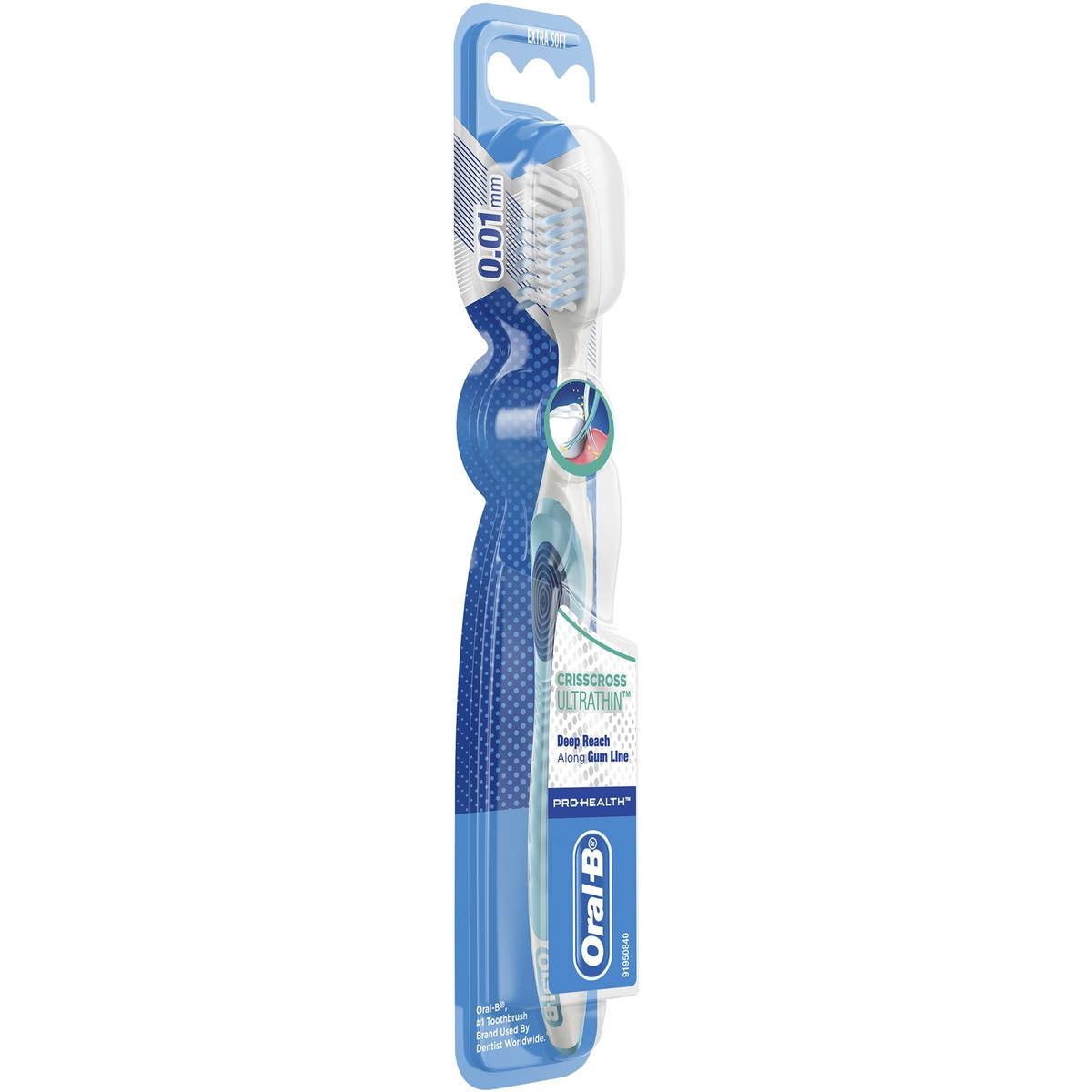 Oral-b Cross Action Ultrathin Manual Toothbrush Each | Woolworths