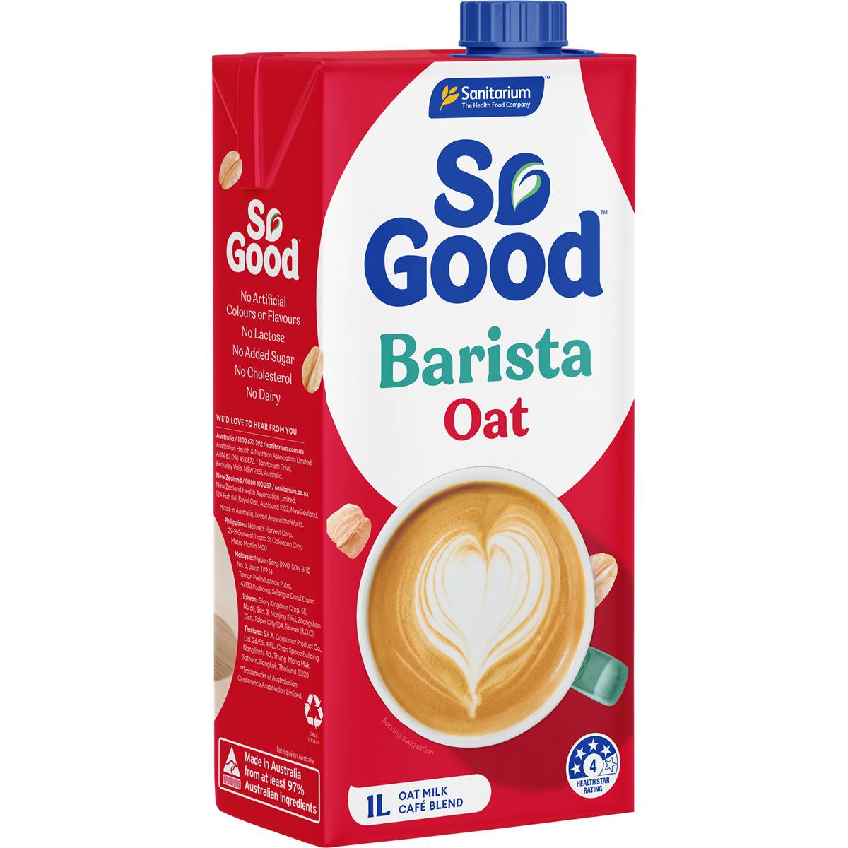 Sanitarium So Good Barista Edition Oat Milk 1l Woolworths