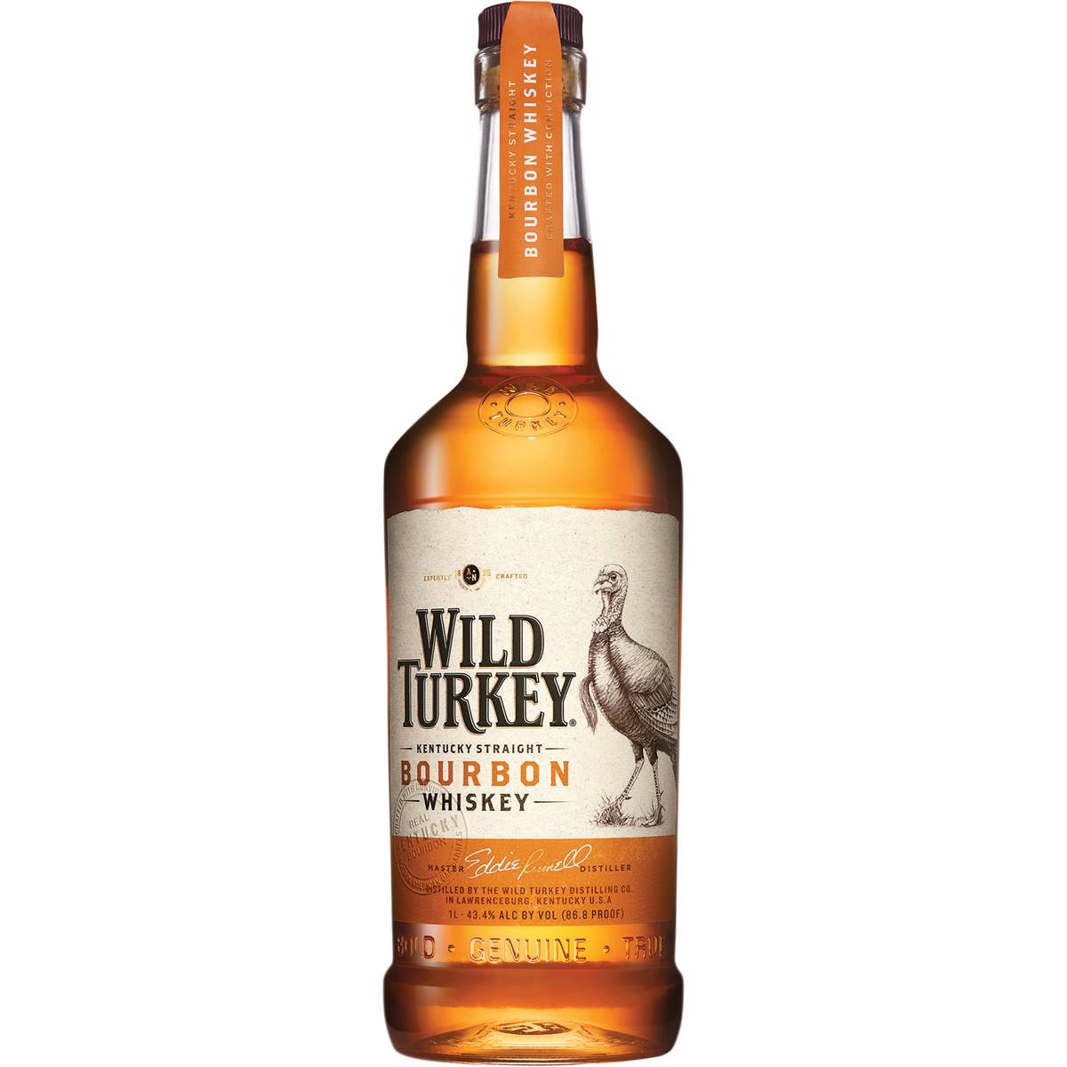 Wild Turkey Kentucky Bourbon Whiskey 1l | Woolworths