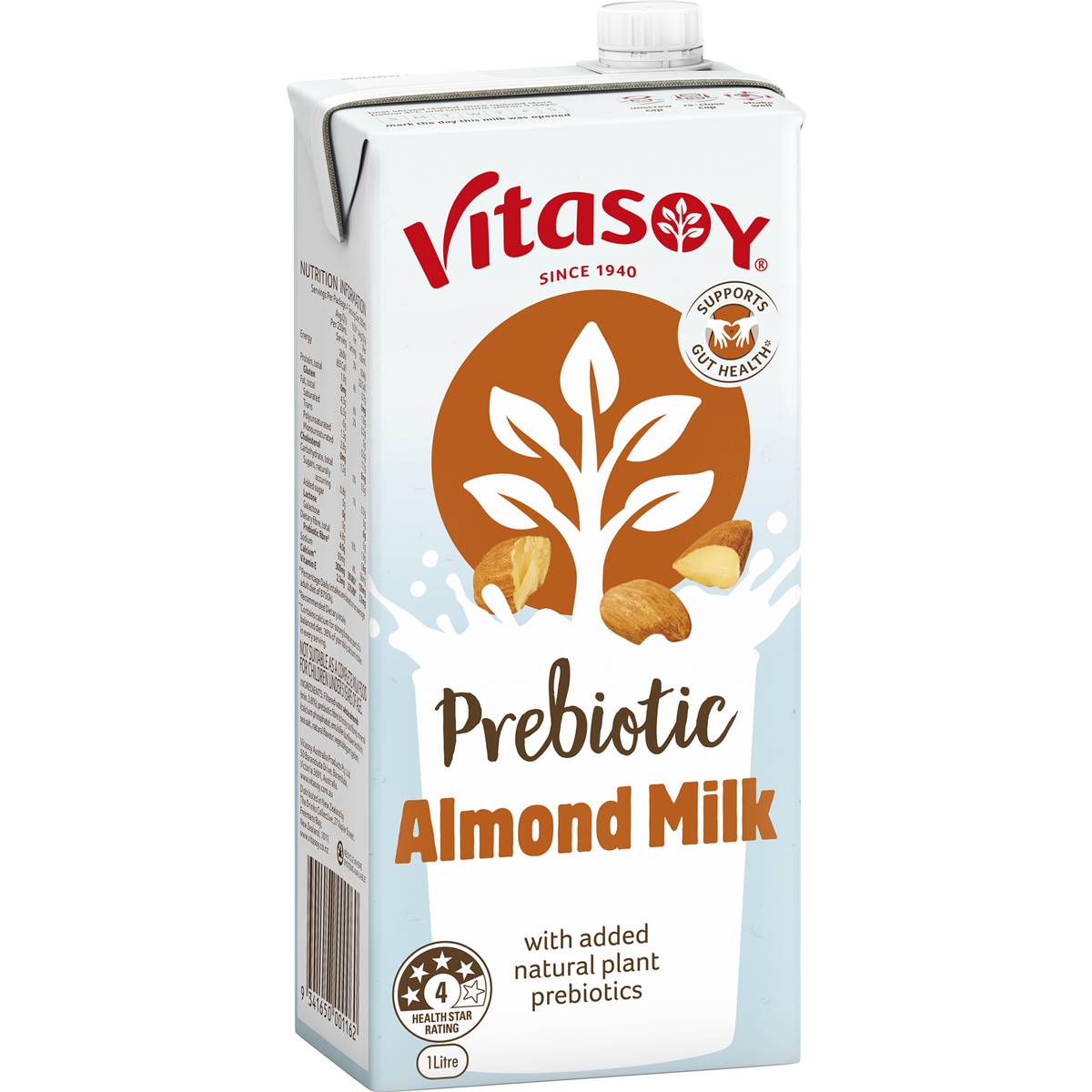 Vitasoy Prebiotic Almond Milk 1l Woolworths