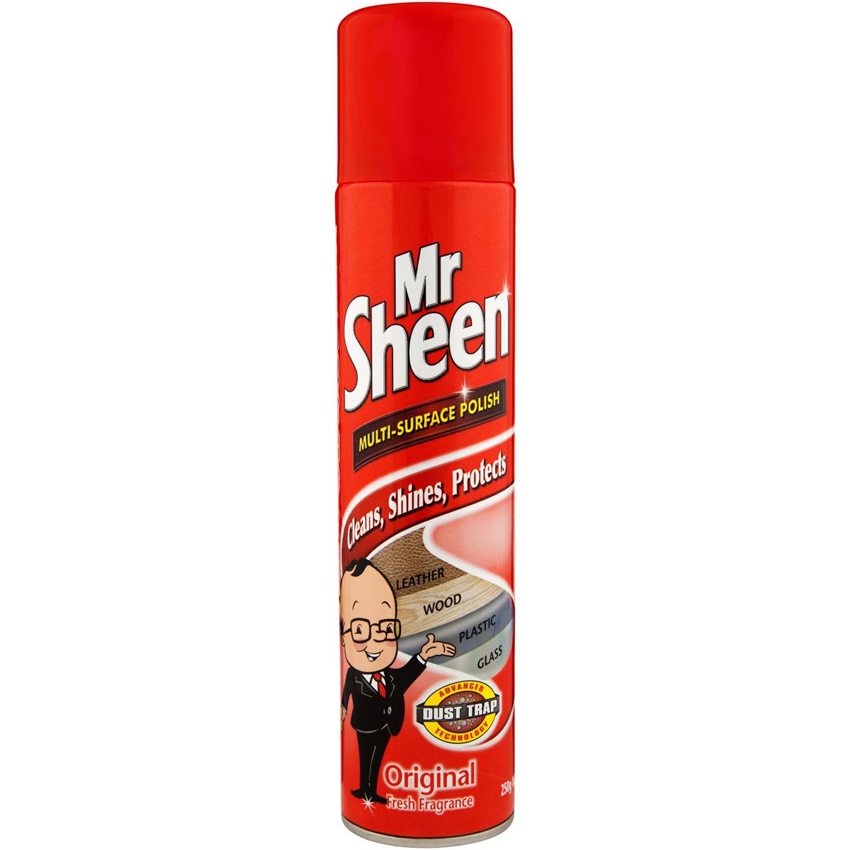 Mr Sheen Aerosol Multi Surface Polish Regular 250g | Woolworths