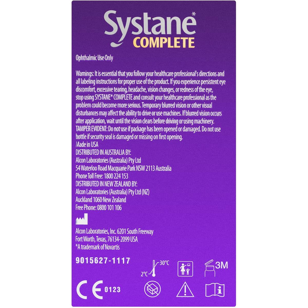 Systane Complete Lubricant Eye Drop 10ml Woolworths