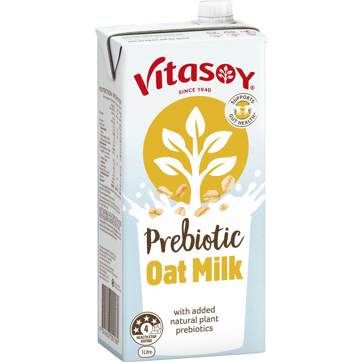 Vitasoy Prebiotic Oat Milk 1l Woolworths