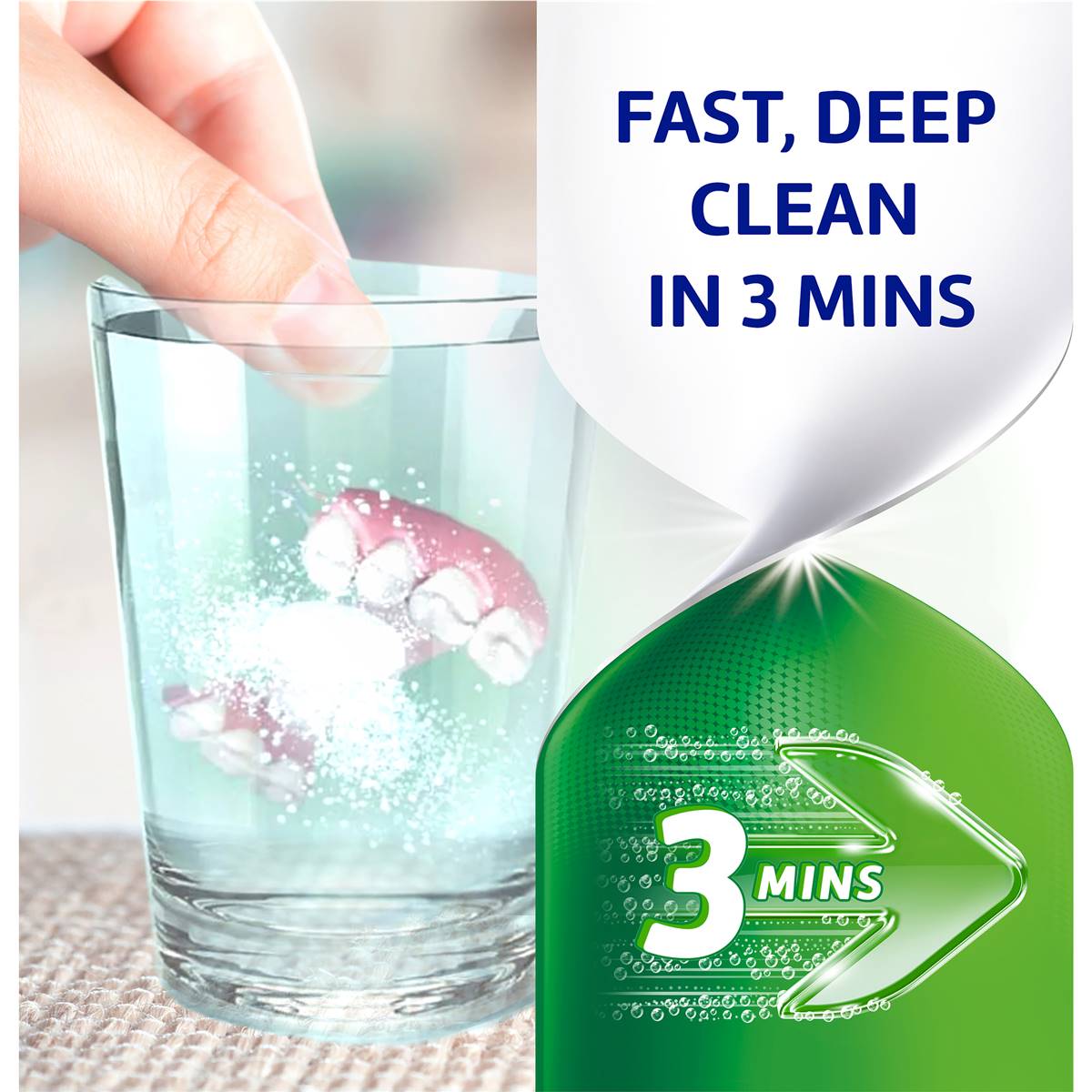 Polident 3 Minute Daily Cleanser For Dentures And Partials 66 Pack ...