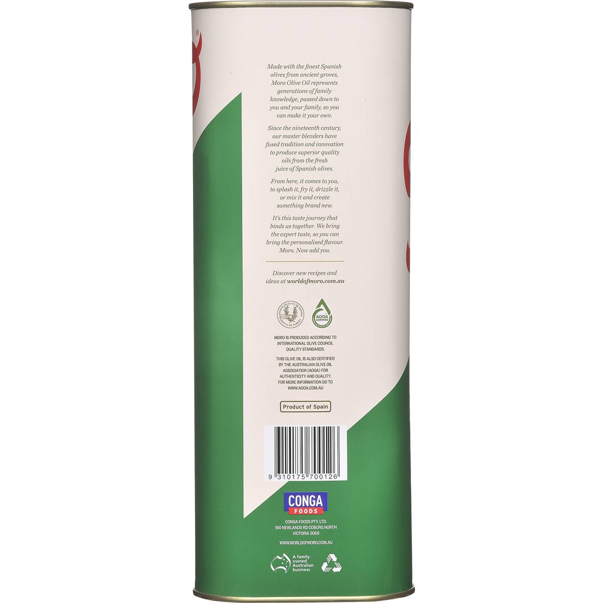 Moro Extra Virgin Olive Oil 4 L Woolworths