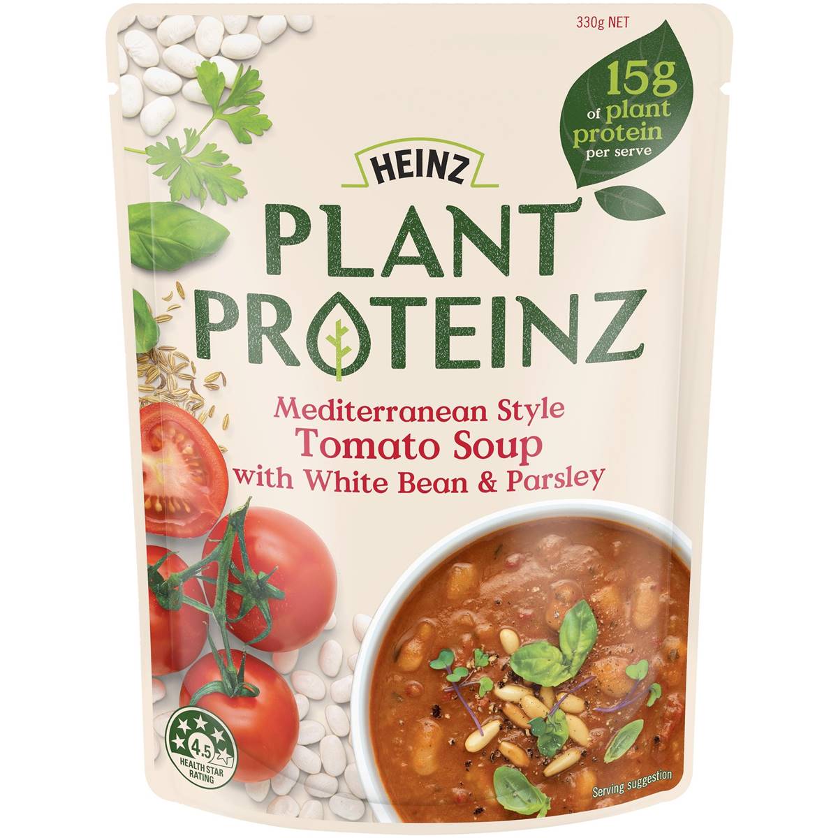 Heinz Plant Proteinz Mediterranean Style Tomato Soup