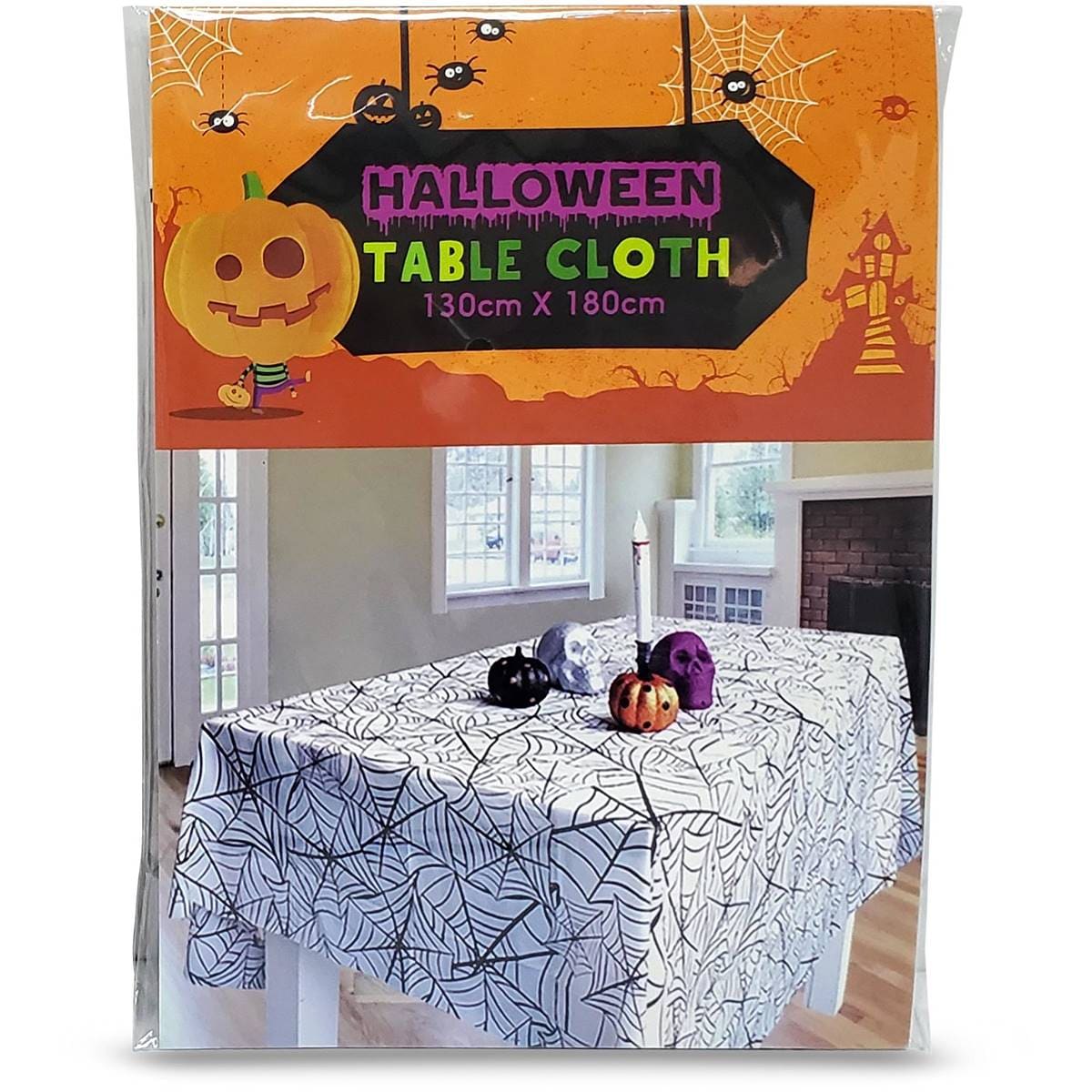 Halloween Table Cloth 130cm X 180cm Each Woolworths