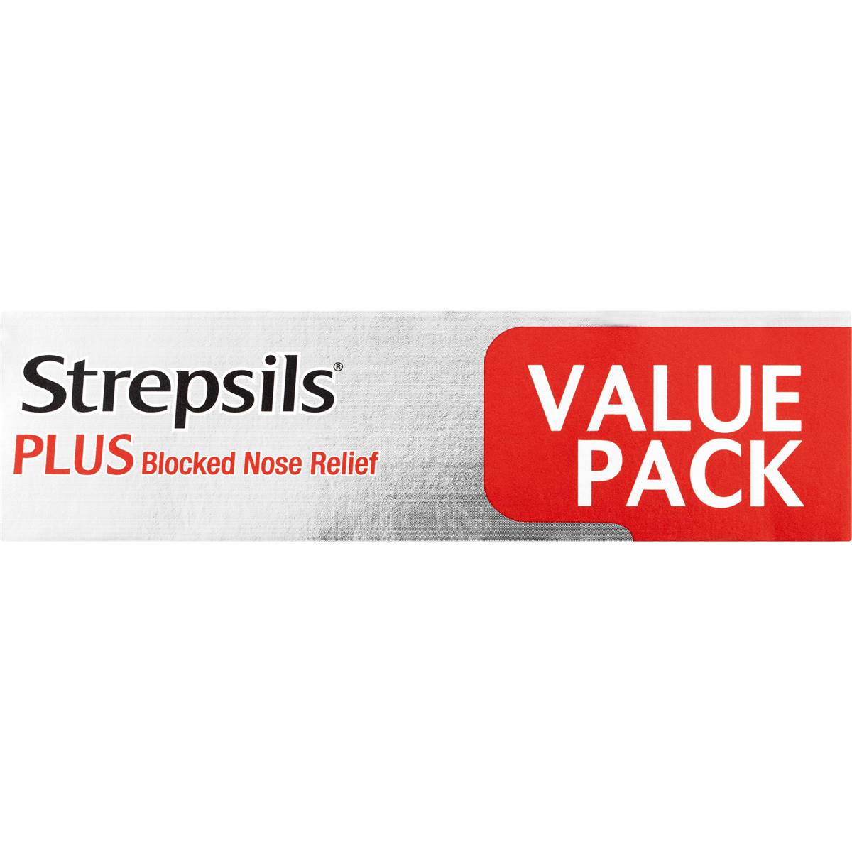 Strepsils Plus Blocked Nose Sore Throat Lozenges Menthol 36 Pack