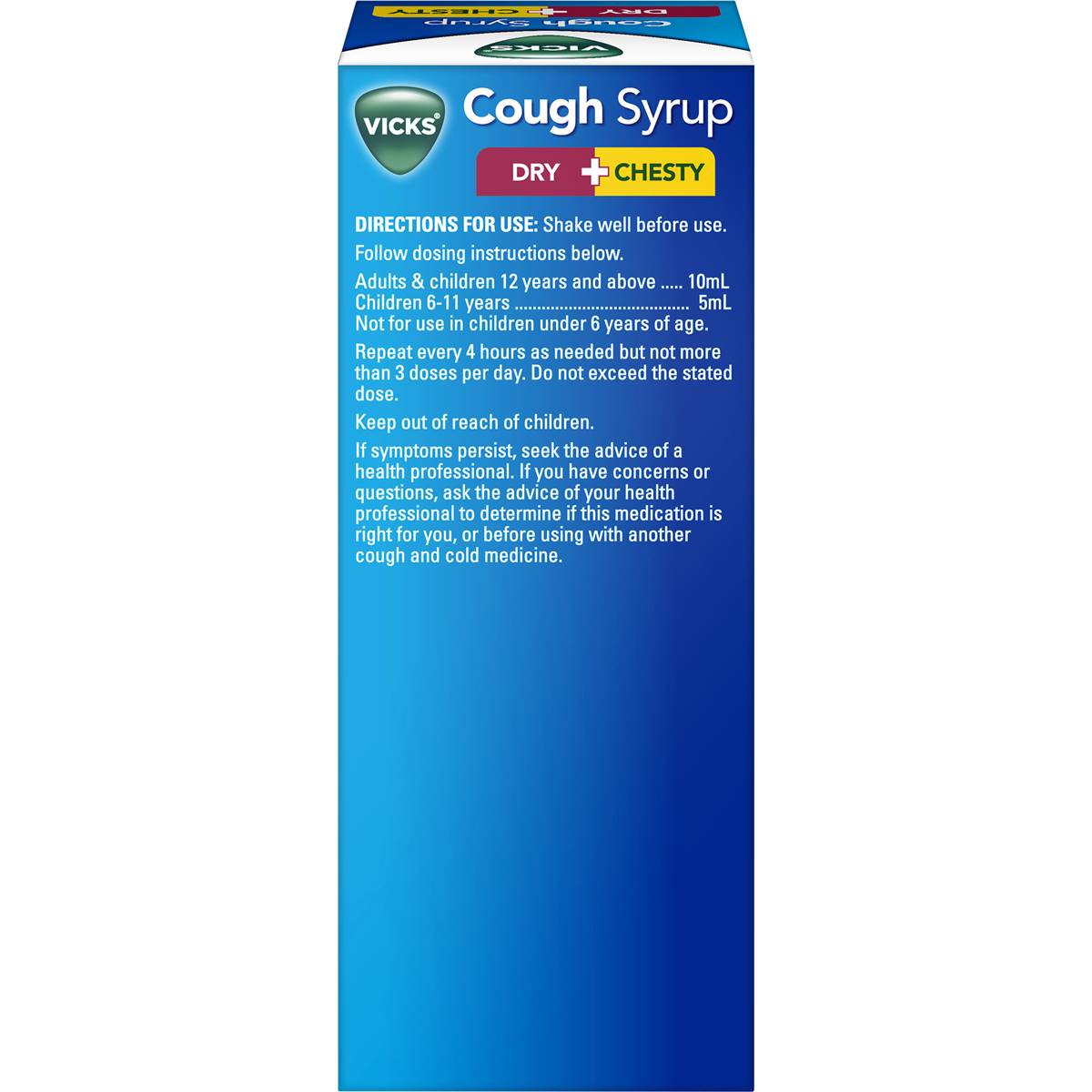 Vicks Cough Syrup Dry & Chesty 200ml Woolworths