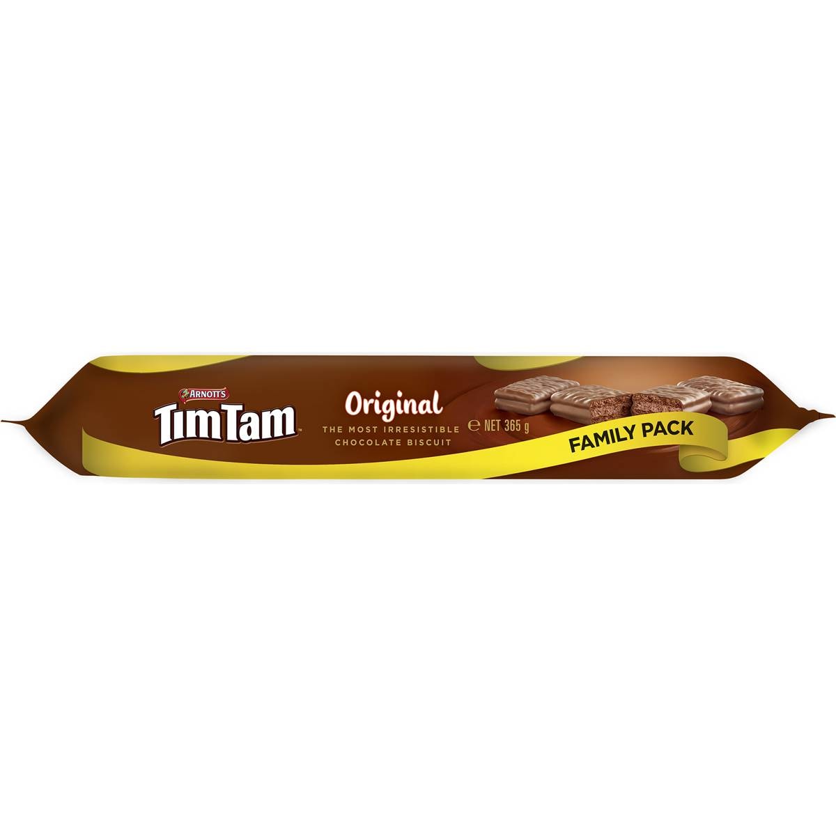 Arnott's Tim Tam Original Family Pack Chocolate Biscuits 365g | Woolworths