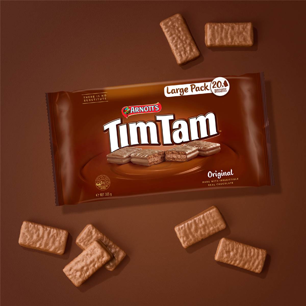 Arnott s Tim Tam Original Family Pack Chocolate Biscuits 365g Woolworths