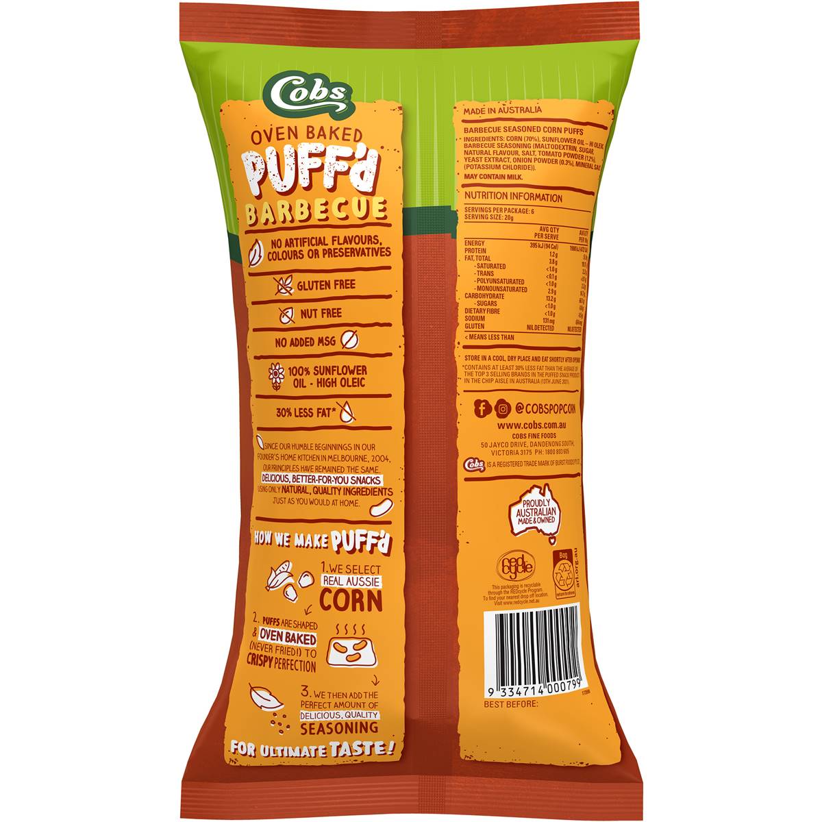 cobs corn puffs woolworths