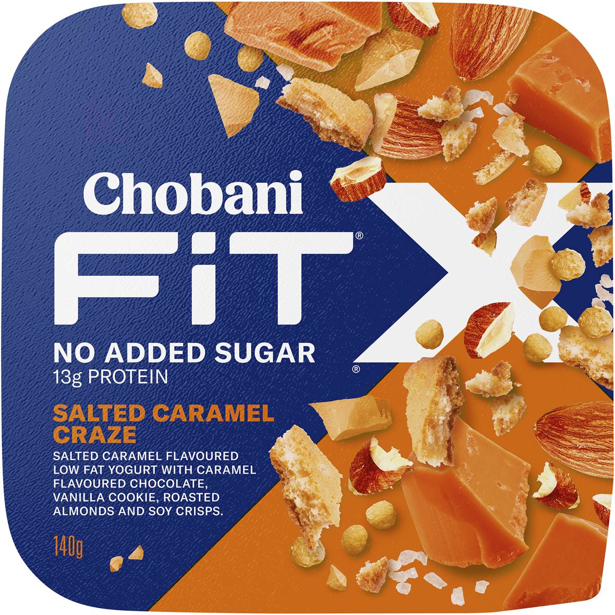 Chobani Fitx Salted Caramel Craze Yoghurt 140g Woolworths
