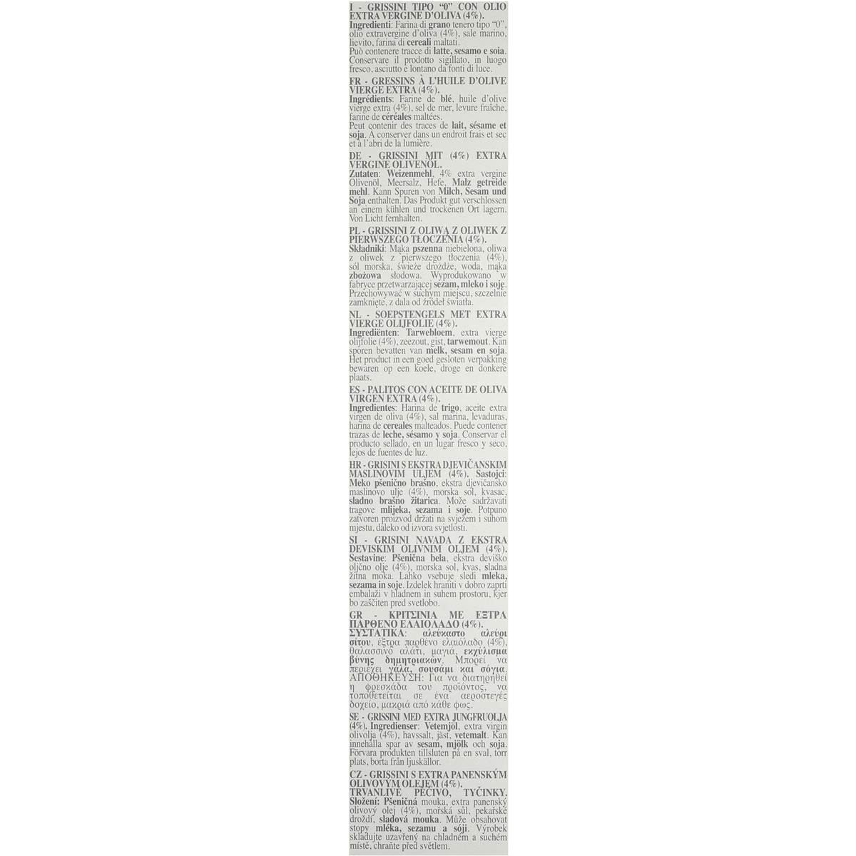 Vita Vigor Bread Sticks Grissini Bread Sticks 125g Woolworths