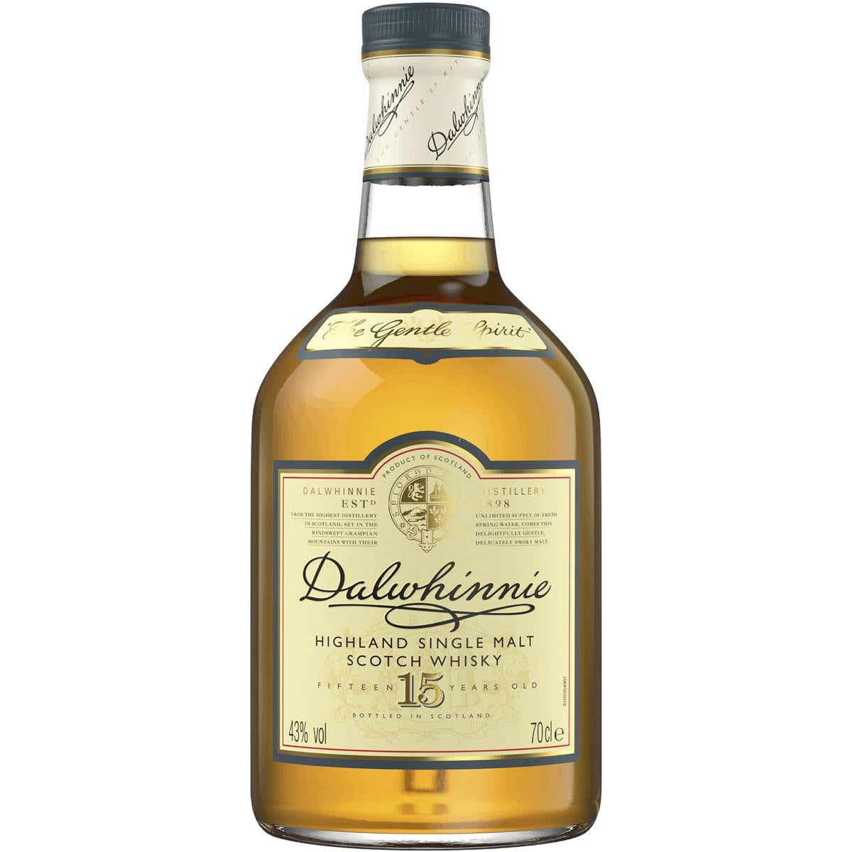 Dalwhinnie 15 Year Old Scotch Whiskey 700ml Woolworths