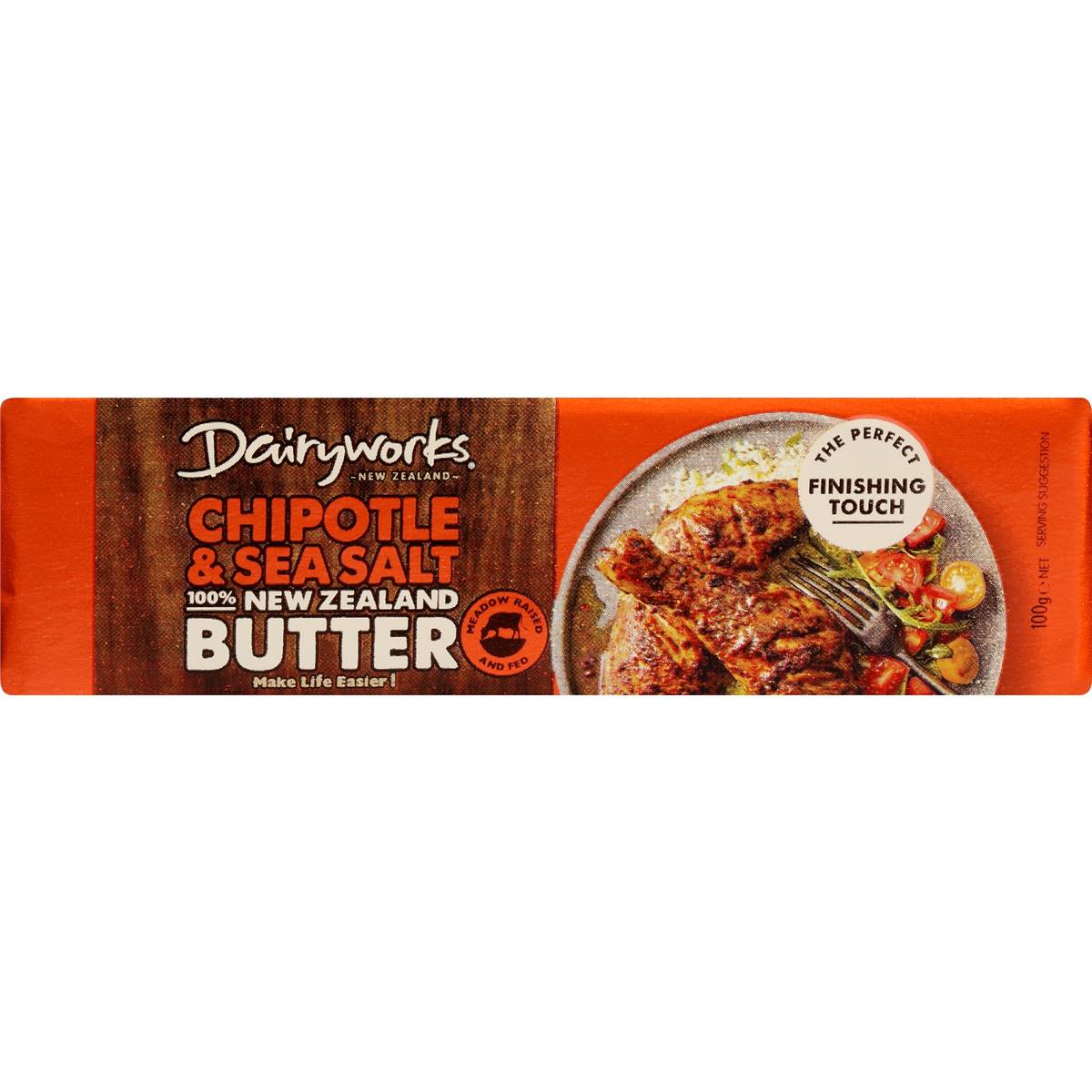 Dairyworks Chipotle & Sea Salt Butter 100g Woolworths