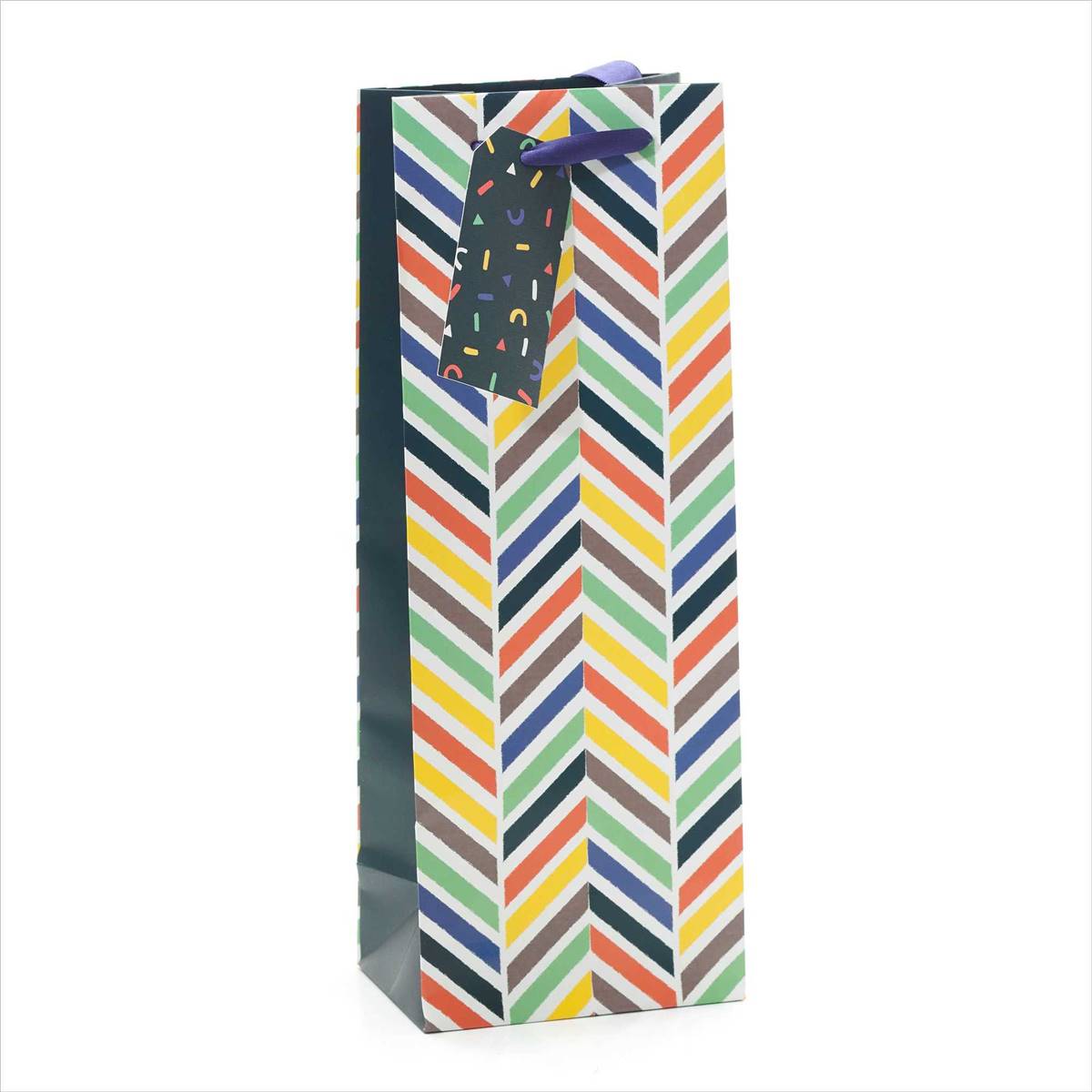 John Sands Bottle Bag Multi Zig Zag