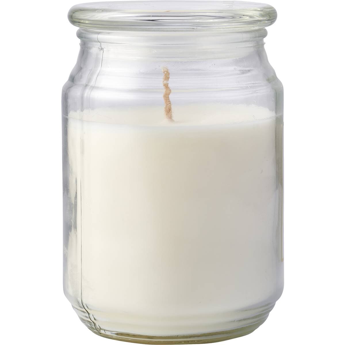 Haven Soy Blend Candle Glass With Lid Coconut Waters Each | Woolworths