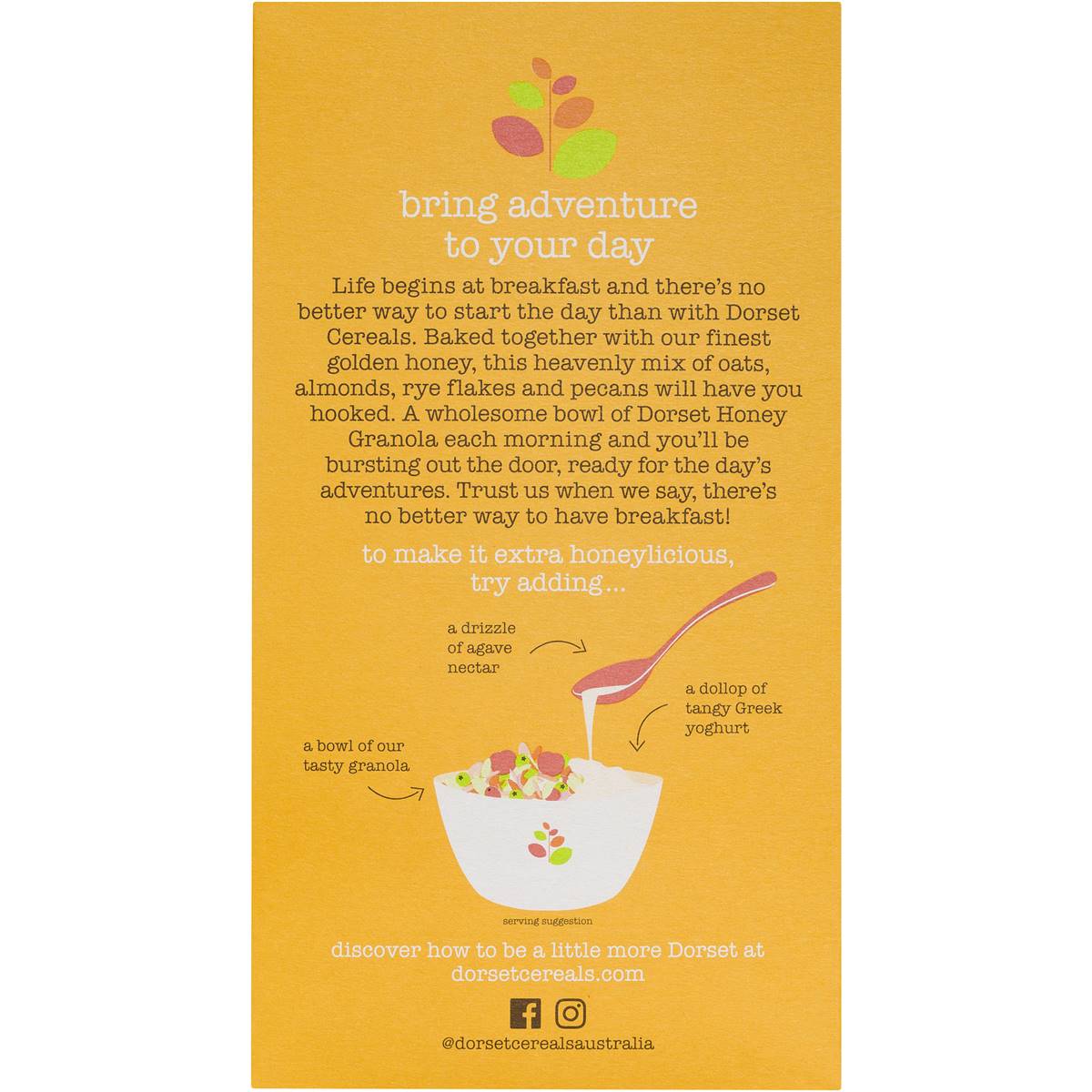 Dorset Honey Granola 450g Woolworths