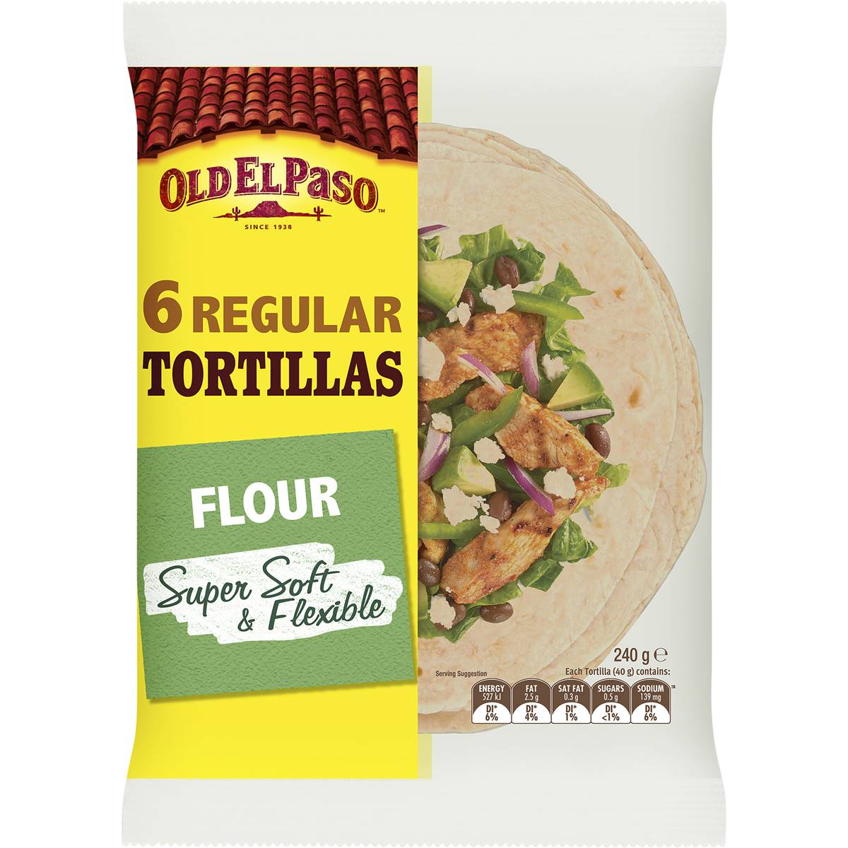 Old El Paso Fajitas Tortillas 