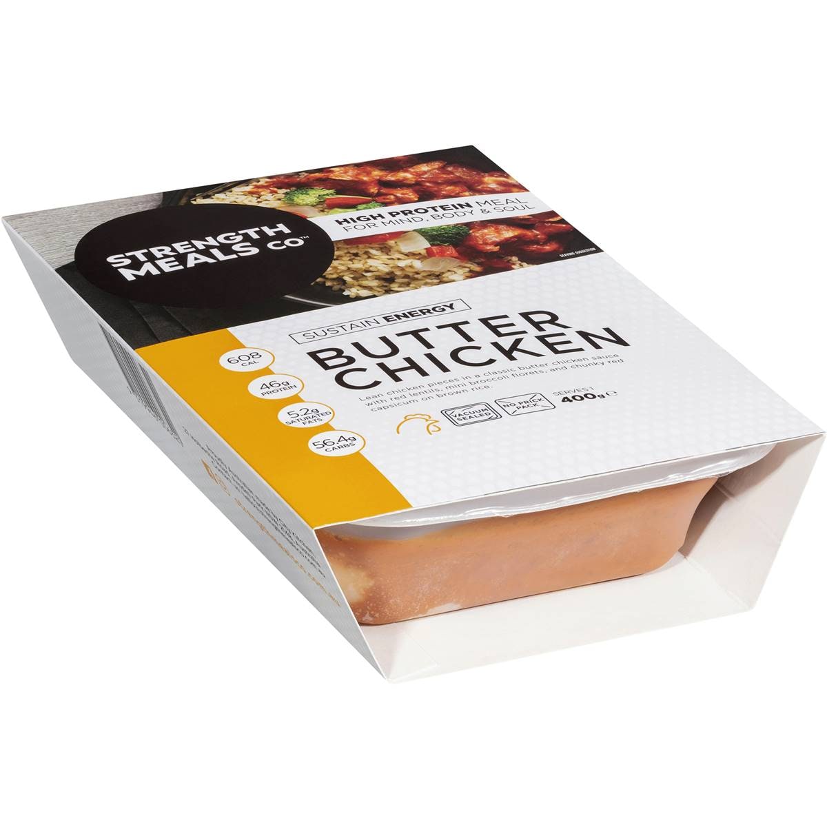 Strength Meals Co Balanced Butter Chicken 400g Woolworths