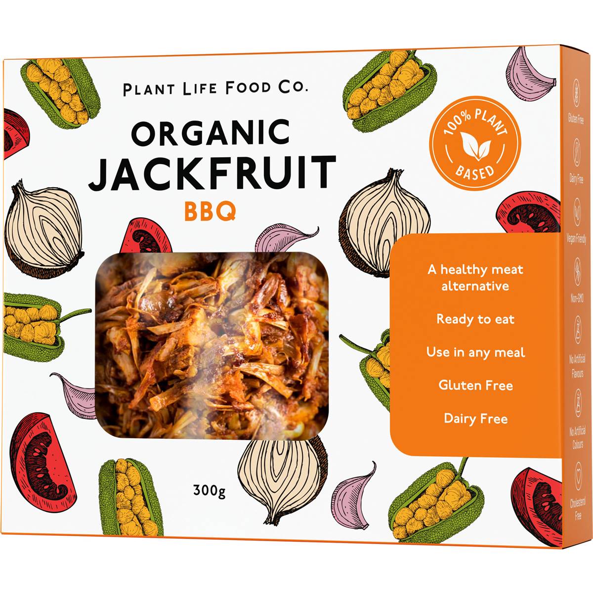 Plant Life Food Co. Organic Jackfruit Bbq 300g Woolworths