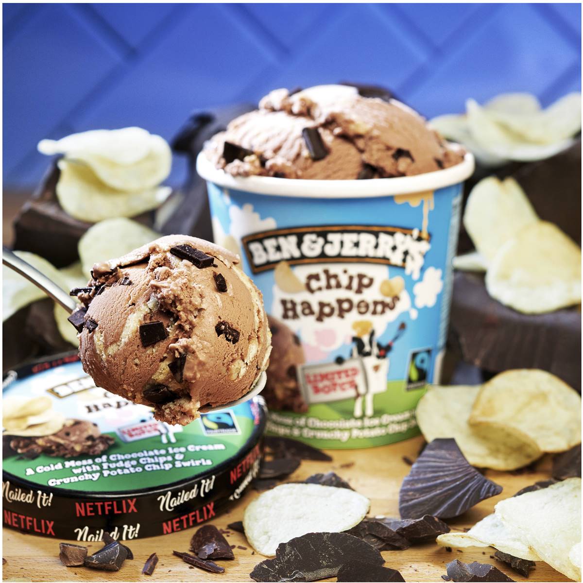 Ben & Jerry's Chip Happens Ice Cream 458ml | Woolworths