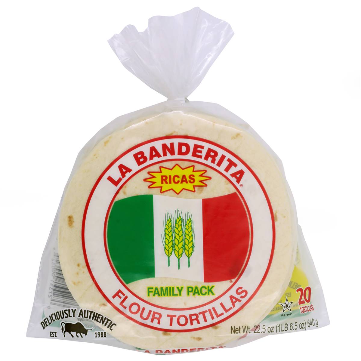 La Banderita Flour Tortilla 20 pack