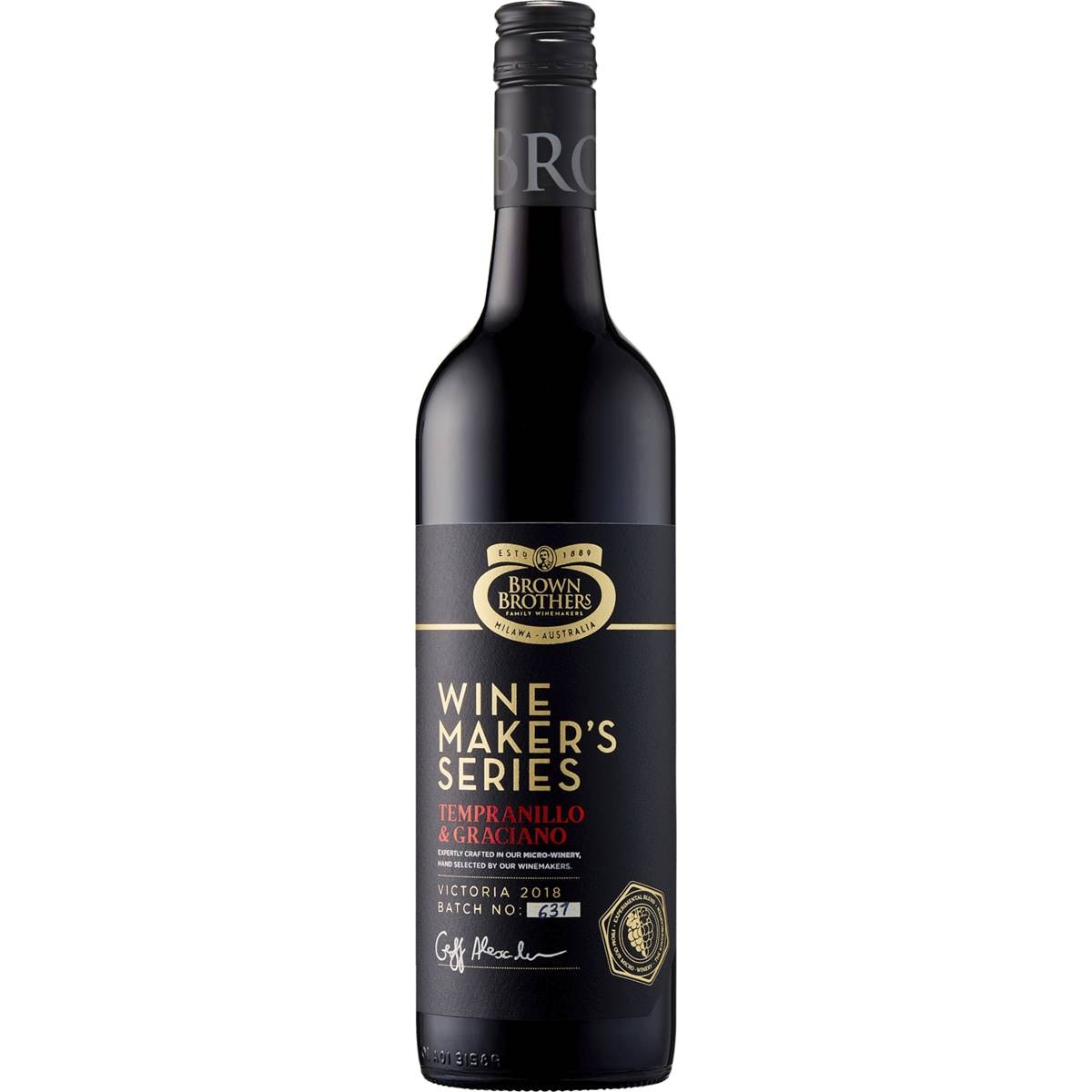 Brown Brothers Wine Makers Series Tempranillo Graciano 750ml Woolworths