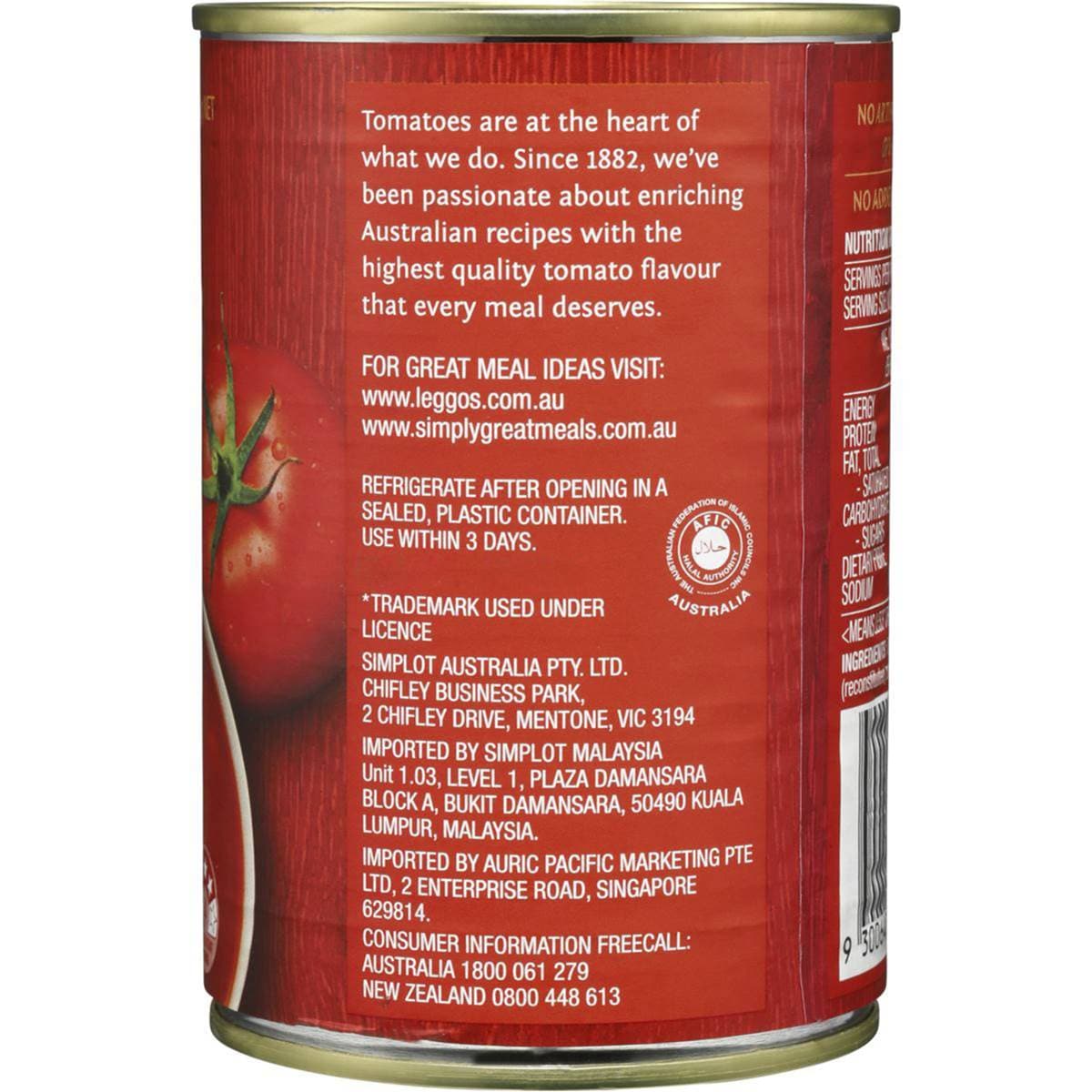 Leggo's Tomato Puree 410g Woolworths