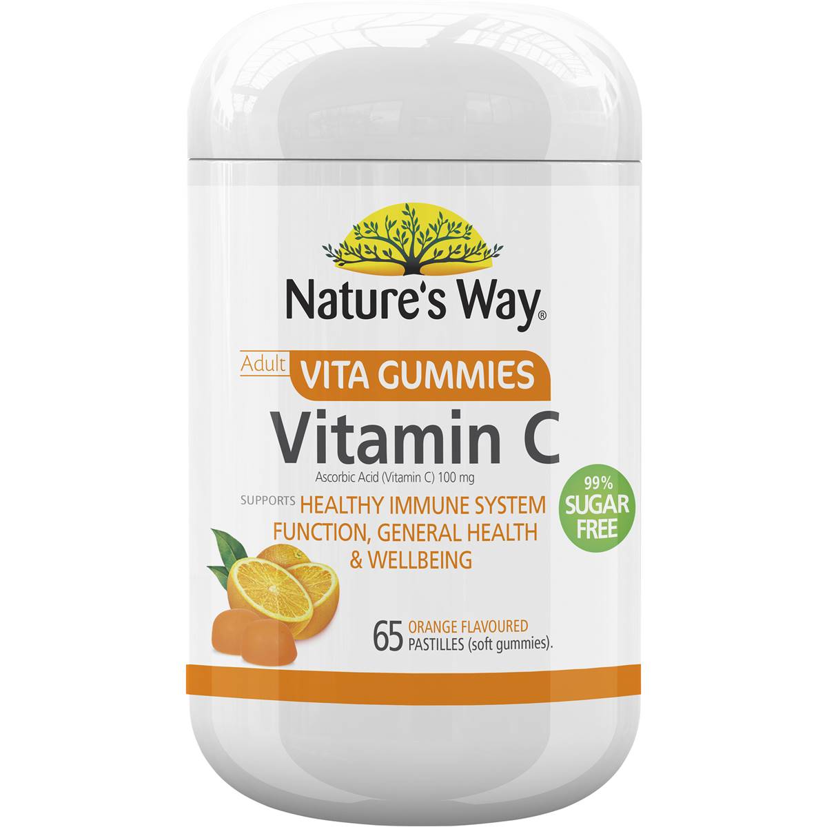 Nature's Way Adult Vita Gummies Vitamin C Sugar Free 65 Pack Woolworths