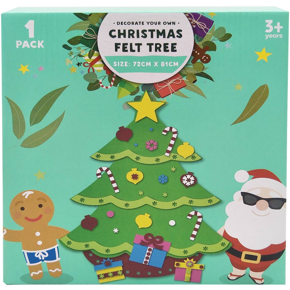 Christmas Felt Christmas Tree Each Woolworths