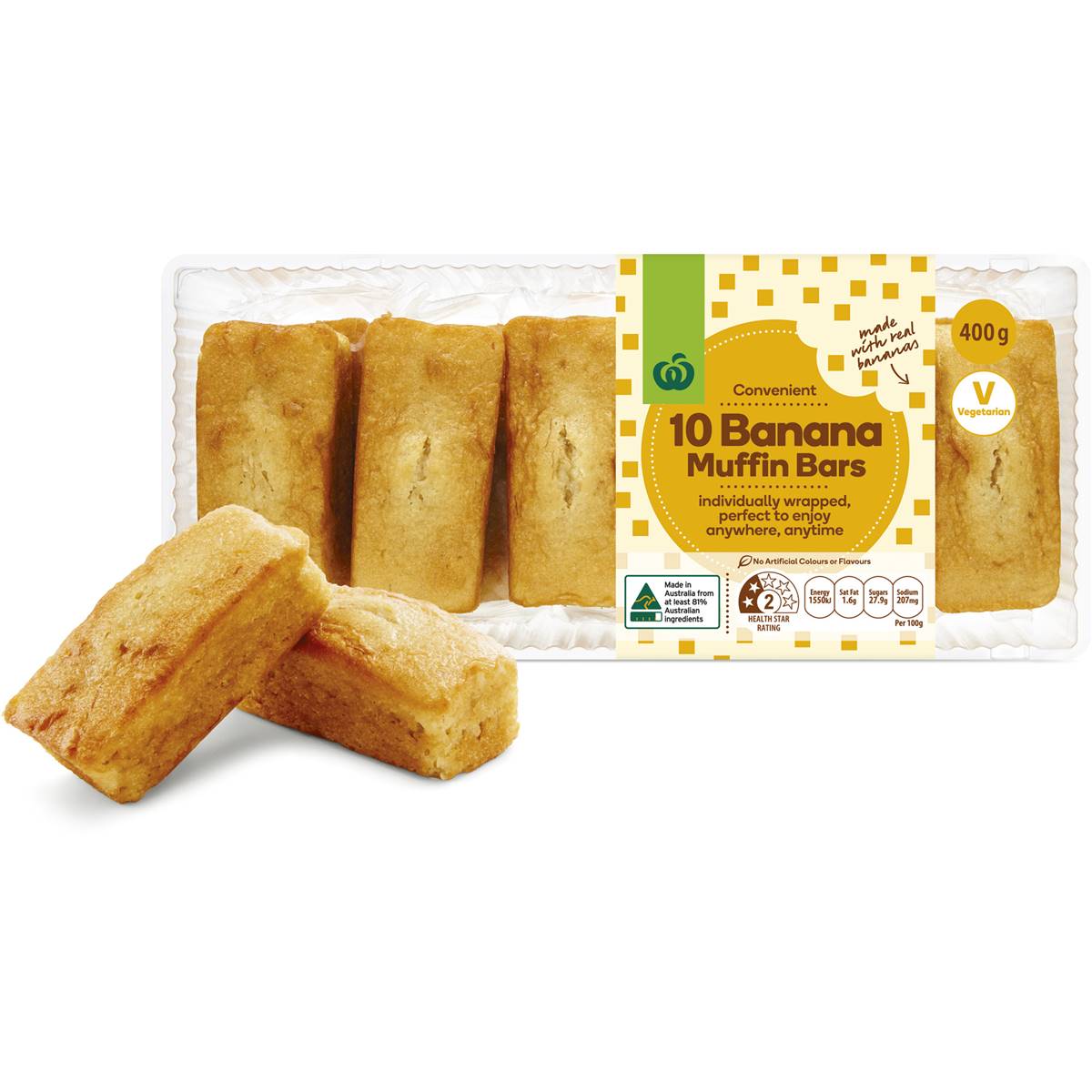 Woolworths Banana Muffin Bars 