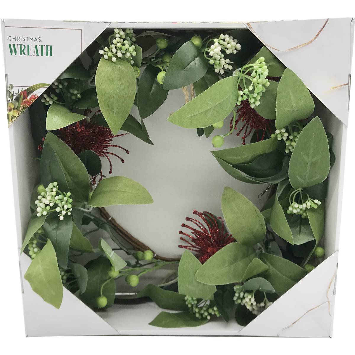 Christmas Traditional Wreath Each Woolworths
