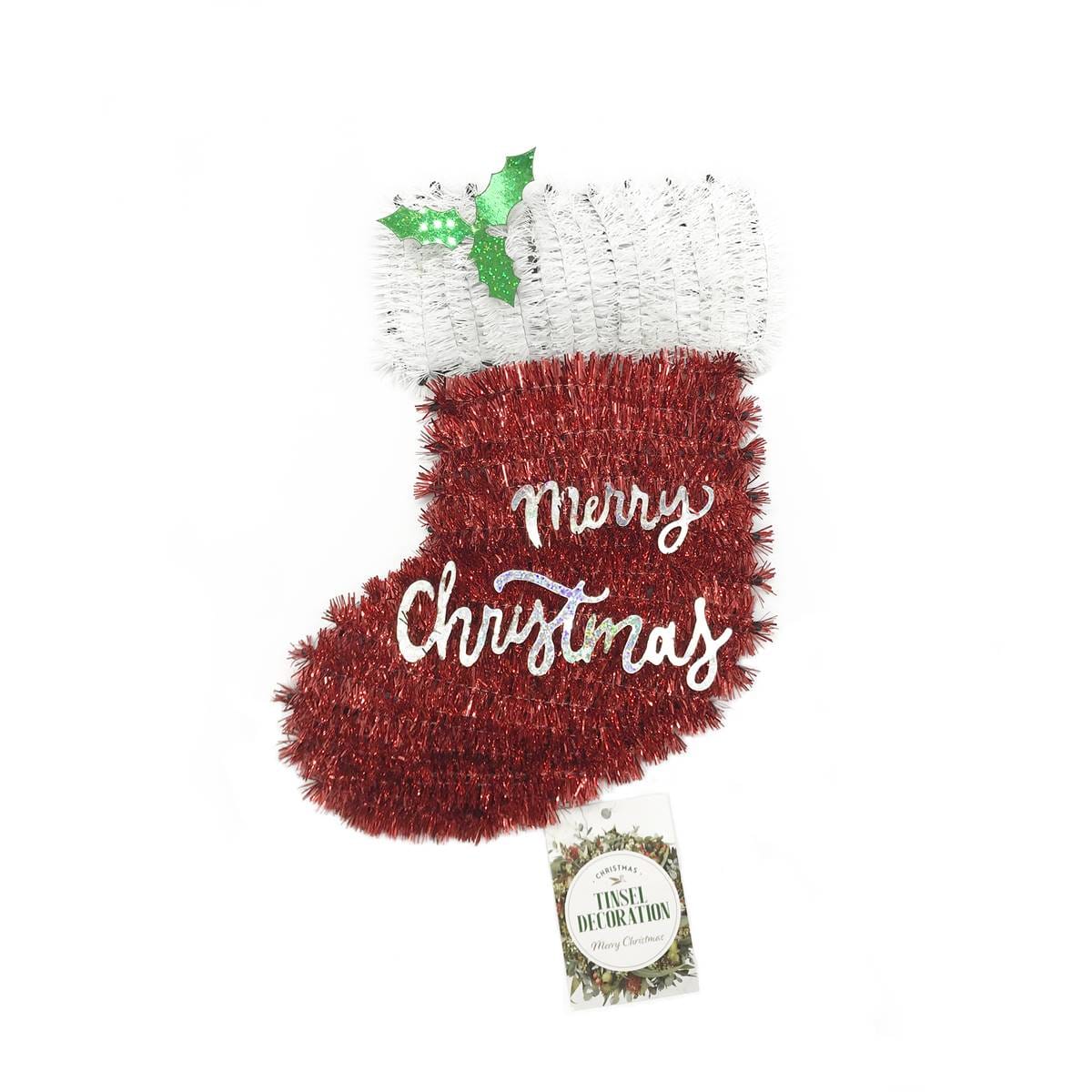Christmas Tinsel Characters Assorted Each Woolworths