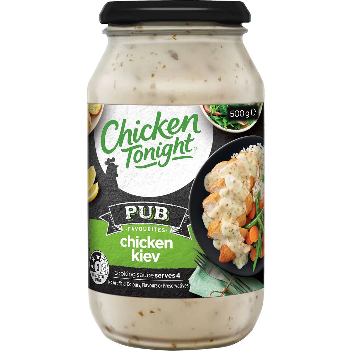 Chicken Tonight Pub Favourites Chicken Kiev Cooking Sauce 500g Woolworths