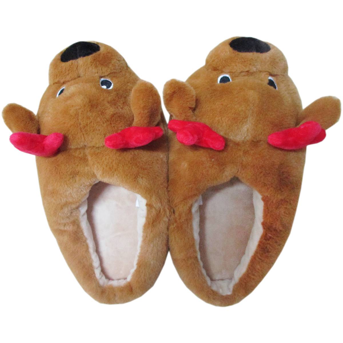 Christmas Plush Slippers 34cm Assorted Each | Woolworths