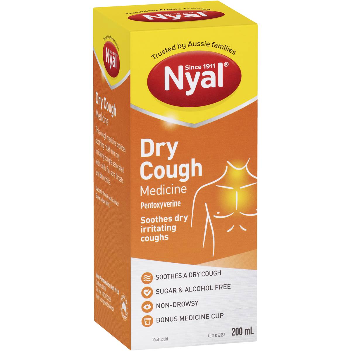 Nyal Cough Medicine For Dry Coughs 200ml | Woolworths