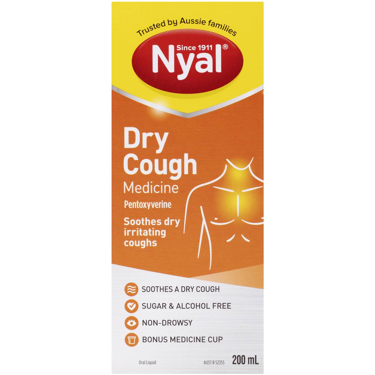 Nyal Cough Medicine For Dry Coughs 200ml | Woolworths