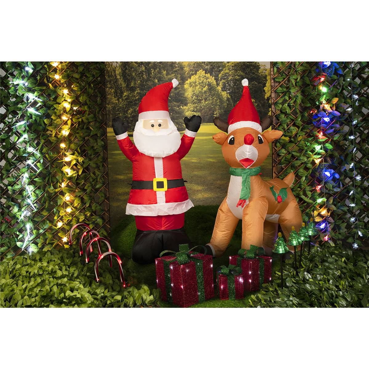 Mirabella Solar Powered Led Tree Garden Stakes 4 Pack Woolworths