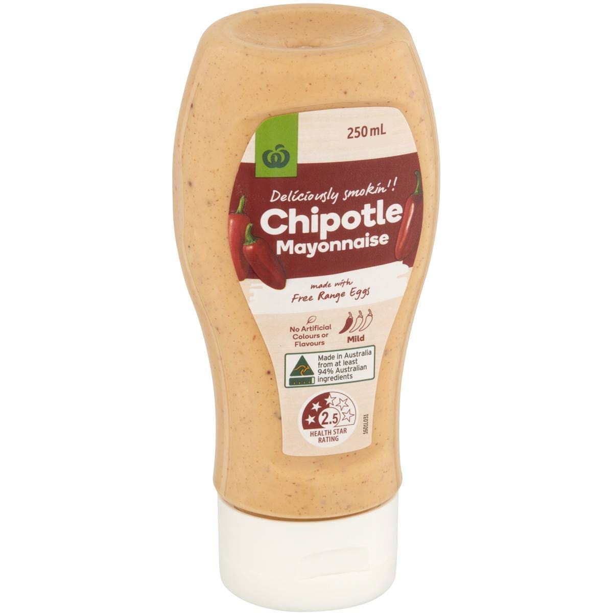Woolworths Chipotle Mayonnaise 250ml Woolworths