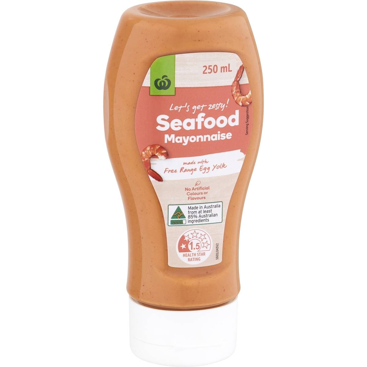 Woolworths Seafood Mayonnaise 250ml Woolworths