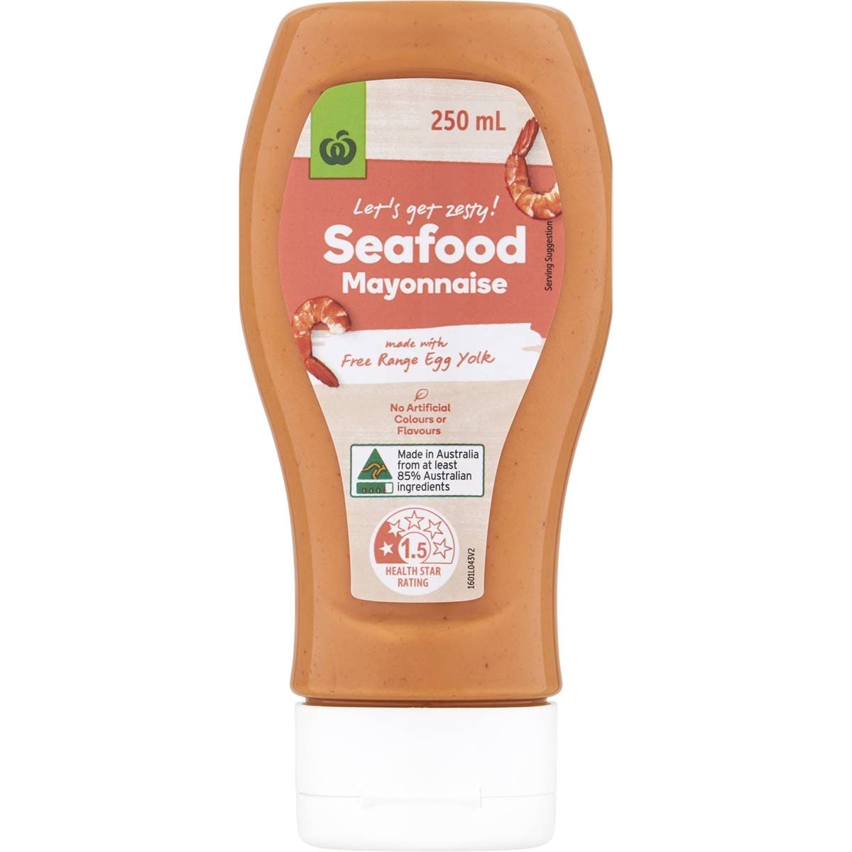 Woolworths Seafood Mayonnaise 250ml Woolworths